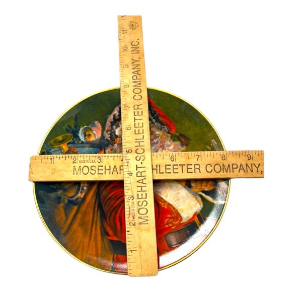 Avon 1987 Christmas Plate "The Magic That Santa Brings" KInd and Jolly Santa - Picture 7 of 11